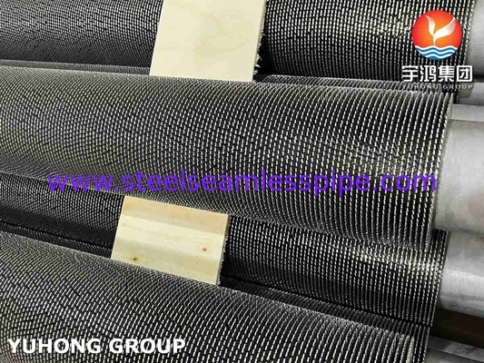 Tabung Serrated Fined HFW Spiral Spiral Tabung Serrated Fin untuk Penukar Panas