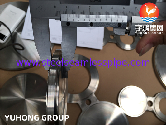 ASTM A182 Baja tahan karat Dupleks Baja Spectacle Blind Flange Asme B16.48