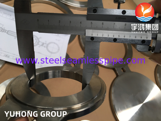 ASTM A182 Baja tahan karat Dupleks Baja Spectacle Blind Flange Asme B16.48
