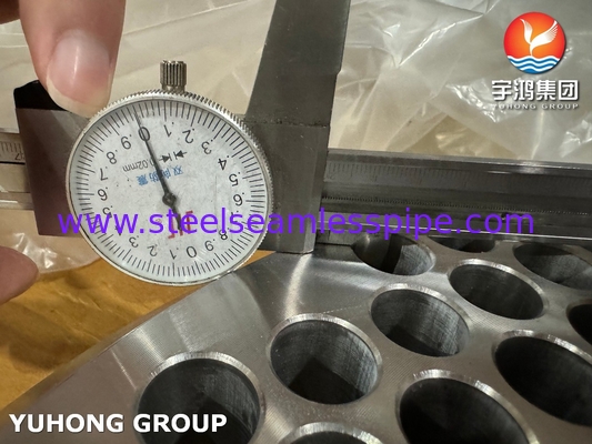 ASTM A182 F304L Tubu sheet stainless steel tempa untuk pemasangan penukar panas