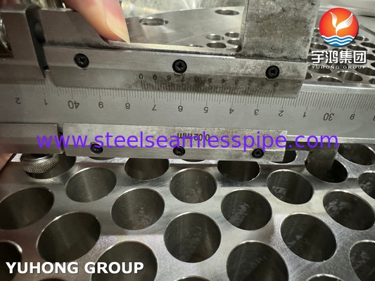 ASTM A182 F304L Tubu sheet stainless steel tempa untuk pemasangan penukar panas