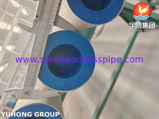 Pipa Duplex 2507 tanpa jahitan, ASTM A790 S32750 Super Duplex Pipa Baja Rinsless