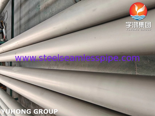 Pipa Duplex 2507 tanpa jahitan, ASTM A790 S32750 Super Duplex Pipa Baja Rinsless