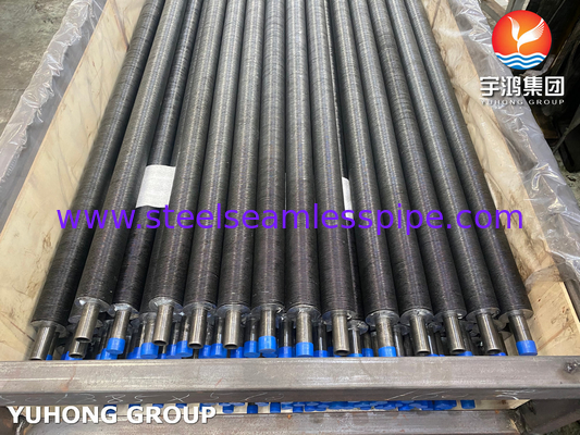 ASTM A210 ASME SA210 GR A1 Karbon Steel Fin Tube Dengan Aluminium Fin