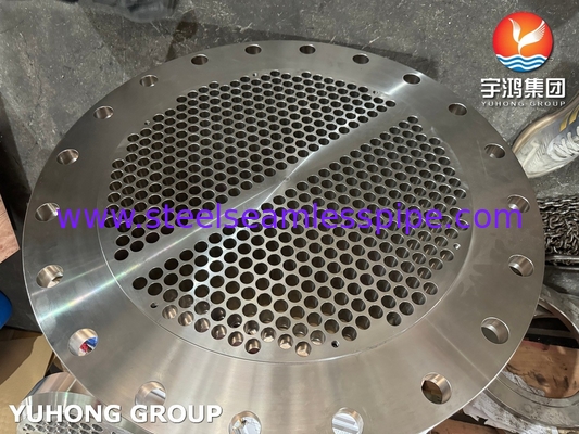 ASTM A240 SS304 Tubesheet Untuk Aksesoris Penukar Panas