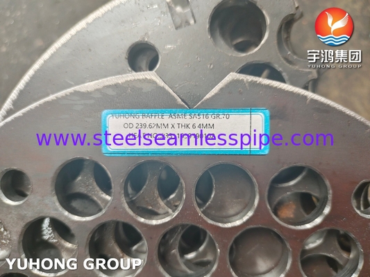 ASTM B171 C71500 Tembaga Nikel 70/30 Lembar tabung untuk penukar panas kerang dan tabung
