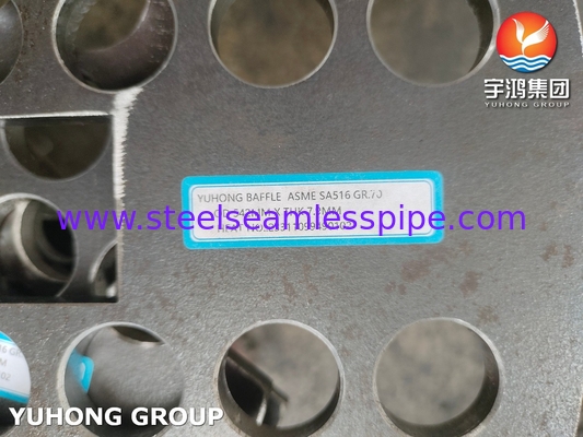ASTM B171 C71500 Tembaga Nikel 70/30 Lembar tabung untuk penukar panas kerang dan tabung