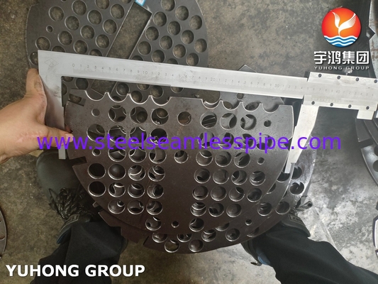 ASTM B171 C71500 Tembaga Nikel 70/30 Lembar tabung untuk penukar panas kerang dan tabung