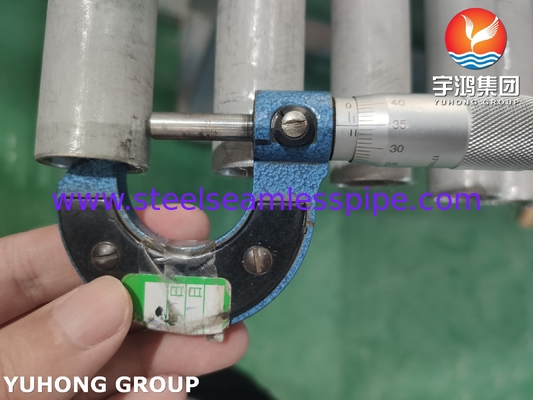 ASTM A213 TP347 1.4550 Tabung Tanpa Sambungan Untuk Boiler Dan Penukar Panas