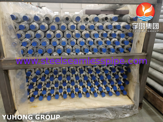 ASTM A210 ASME SA210 GR A1 Karbon Steel Aluminium Fin Extruded Air Cooled Heat Exchanger Tube