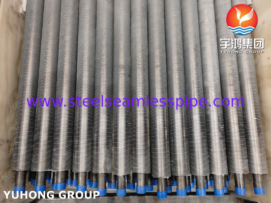ASTM A210 ASME SA210 GR A1 Karbon Steel Aluminium Fin Extruded Air Cooled Heat Exchanger Tube