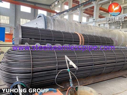 ASME U Stamped Tube Bundle Assembly dengan Seamless Heat Exchanger U Bend Tube