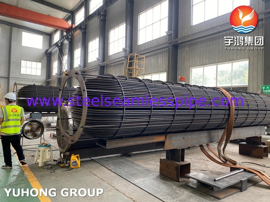 ASME U Stamped Tube Bundle Assembly dengan Seamless Heat Exchanger U Bend Tube