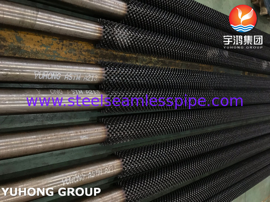 ASTM A213 T9 ALLOY STEEL STUDED FIN PIPE, 13CR STUD untuk OFFENCE