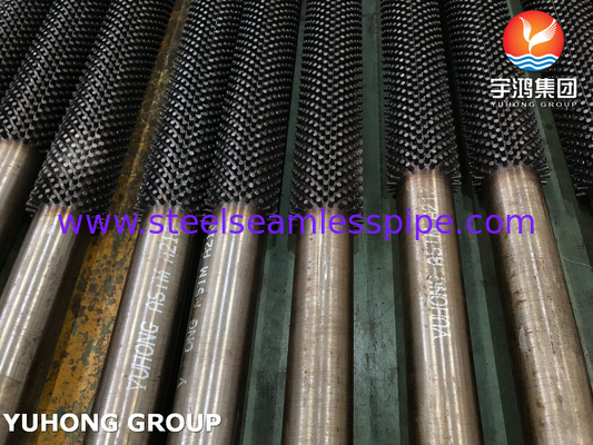 ASTM A213 T9 ALLOY STEEL STUDED FIN PIPE, 13CR STUD untuk OFFENCE