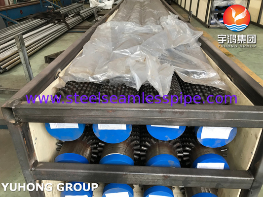 ASTM A213 T9 Alloy Steel Studded Fin Pipe, 13Cr Stud untuk pembangkit listrik