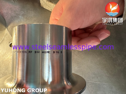 B16.9 Fittings Buttweld ASTM A403 WP304 Tunggal stud gabungan lap stainless steel