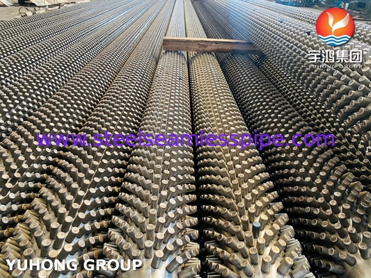 ASTM A213 Kelas T9 Baja Alloy Tube Seamless Tubed Fin Tube Untuk Tungku Uap