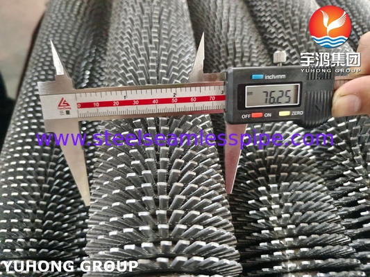 Tabung bergelombang bergelombang ASME SA192 SMLS Tabung Boiler Baja Karbon