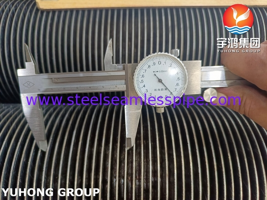 HFW Solid Plain Fined Tube, ASTM A335 P22 Alloy Steel Seamless Pipe Untuk Boiler