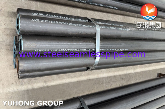 ASTM A335 GRADE P11 ALLOY STEEL SEAMLESS PIPE untuk bagian radiant pemanas