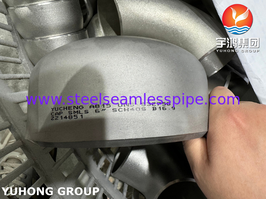Fittings pipa Super Duplex SAF2507, ASTM A815 WPS UNS S32750 Buttweld Cap