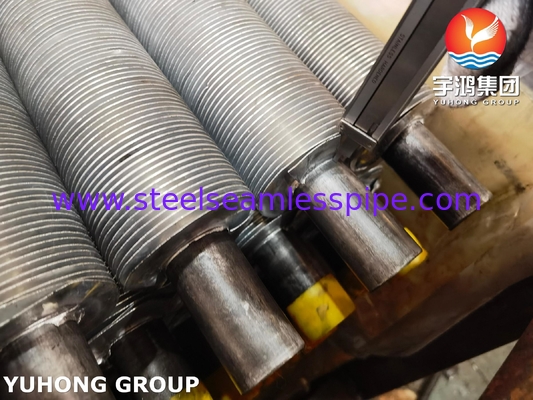 Tabung Fined Extruded, ASTM A179 Steel Carbon Seamless Heat Exchanger Fin Tube