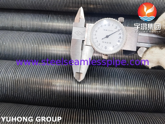 Tabung Fined Extruded, ASTM A179 Steel Carbon Seamless Heat Exchanger Fin Tube