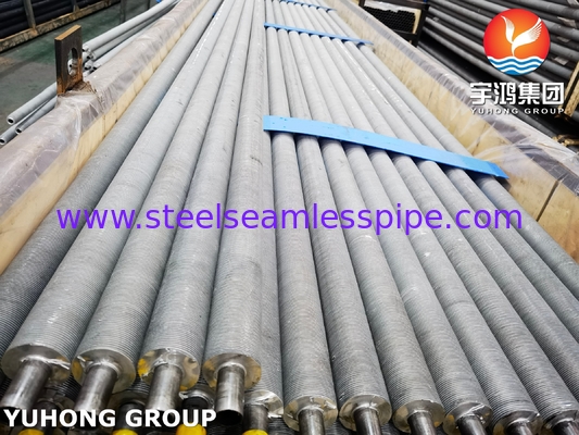 Tabung Fined Extruded, ASTM A179 Steel Carbon Seamless Heat Exchanger Fin Tube