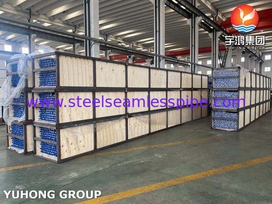 ASTM A179 Karbon Steel Seamless Tube Aluminium Fin G Type Fin Tube untuk Air Cooler