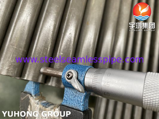 EN10216-2 TC2 P235GH 1.0345 tabung boiler tanpa jahitan baja karbon