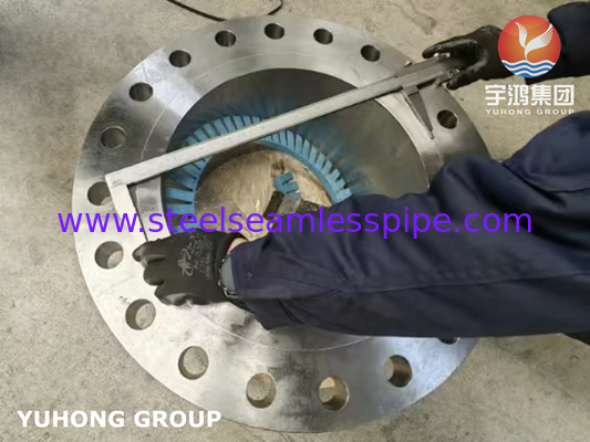 SA350 LF2 Long Welding Neck Flange untuk pipa dan peralatan kriogenik