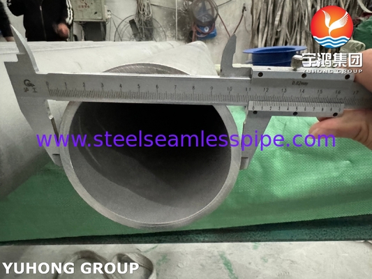 EN 10216-5 1.4462 / UNS S32205 SAF Duplex 2205 Pipa Mulus Baja Tahan Karat