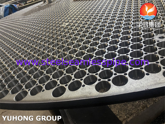 Baffle stainless steel dan lembaran tabung untuk cangkang dan tabung penukar panas