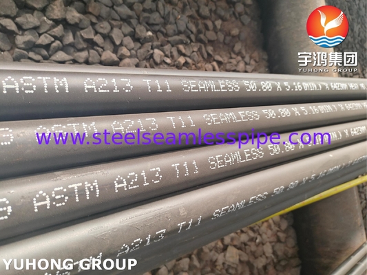 ASTM A213 Kelas T11 Chrome Moly Alloy Steel Seamless Boiler Tube