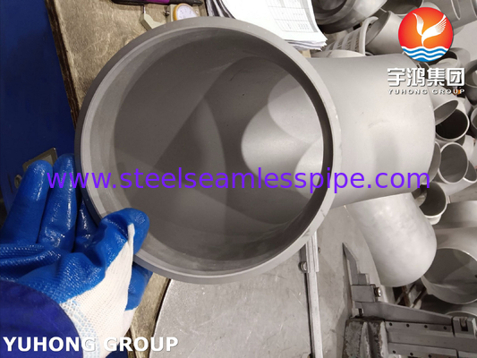 ASTM A815 UNS S32750 Super Duplex Fittings dari Baja Berkualitas 90 derajat LR Elbow