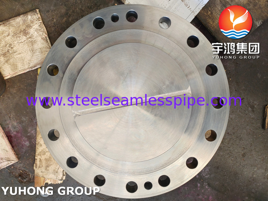ASTM SA266 Gr2N Flange Penutup Saluran Dan Flange Sisi Shell Digunakan Dalam Penukar Panas