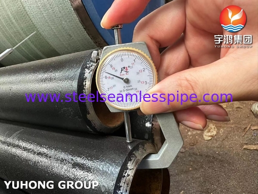 ASTM A335 Grade P9 / UNS S50400 Alloy Steel Seamless Pipe untuk Boiler