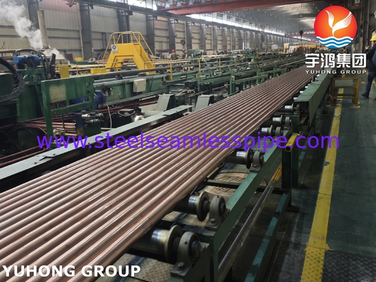Tabung paduan tembaga ASTM B111 C70400 Tabung tanpa jahitan tembaga nikel 95/5