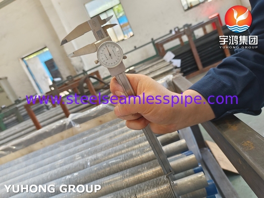ASTM269 TP304 TUBE SEAMLESS Stainless Steel Extruded Fin Tube Untuk Penukar Panas