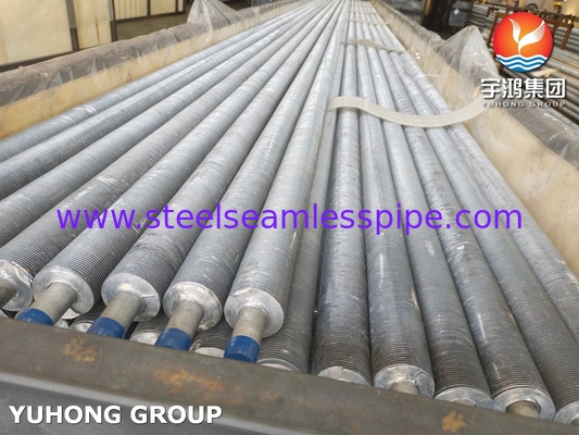 ASTM269 TP304 TUBE SEAMLESS Stainless Steel Extruded Fin Tube Untuk Penukar Panas