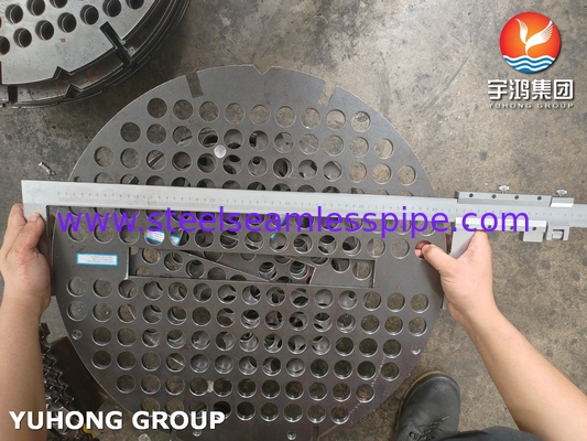 ASME SA516 Gr 70 Baffle Plate Carbon Steel untuk Penukar Panas