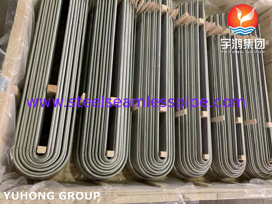 ASME SA179 U Bend Seamless Cold Drawn Carbon Steel Tube untuk Tubular Heat Exchangers