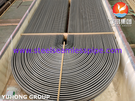 ASME SA179 U Bend Seamless Cold Drawn Carbon Steel Tube untuk Tubular Heat Exchangers