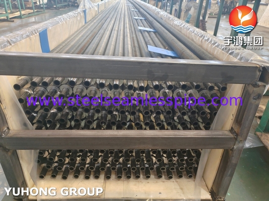 ASTM A179 Tube Seamless Carbon Steel Aluminium Fin G Type Fin Tube untuk Sistem HRSG