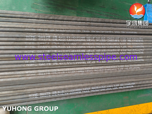ASME SA179 KCS Tube Seamless Carbon Steel untuk Penukar Panas HIC SSC Diuji