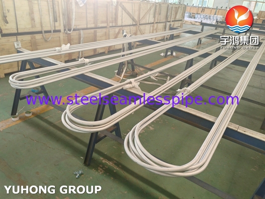 304L Stainless Steel Seamless U Bend Tubes ASME SA213 TP304L Aplikasi penukar panas