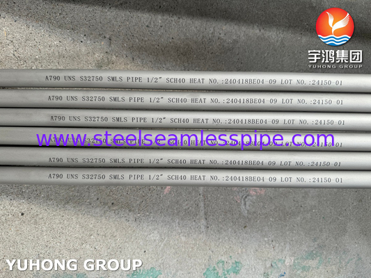 ASTM A789 S32750 Super Duplex Steel Untuk Solusi Air Laut