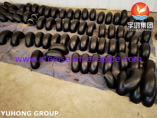 180° ELBOW 90° ELBOW A234 WP11 WP22 BW SR Fittings tanpa jahitan dari baja paduan untuk pemanas api