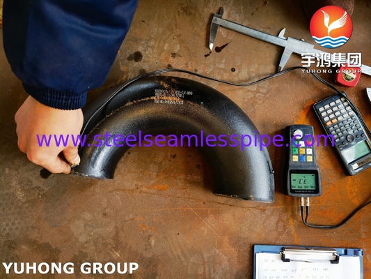Fitting pipa baja paduan ASTM A234 WP22 180° LR U BEND